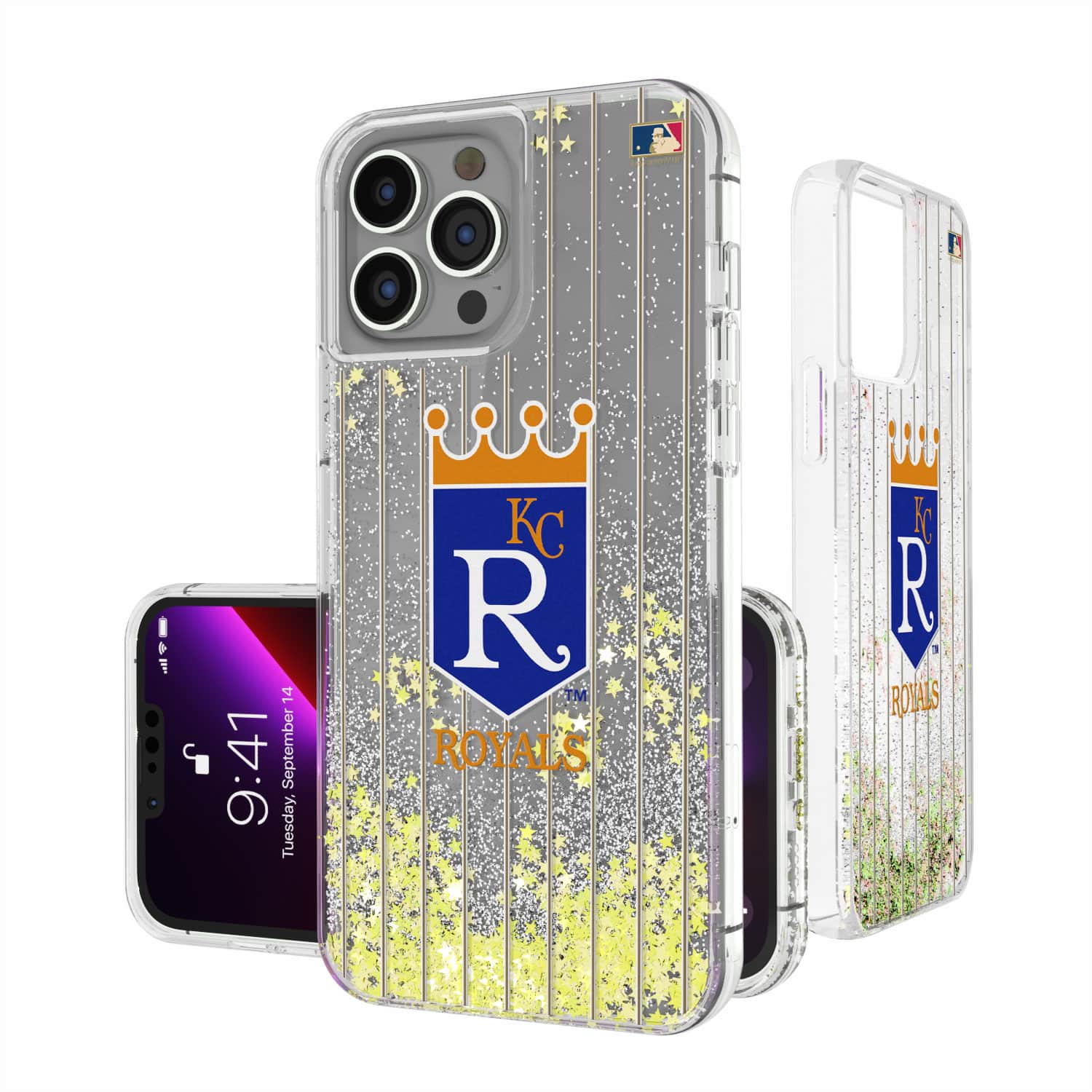 Keyscaper - MLB - Kansas City Royals 1969-1978 Cooperstown Pinstripe iPhone Glitter Case - 13 Pro Max - Multicolor price history on PriceWatchPro