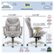 Product Dimensions Serta Always Comfortable.
Width 27.5"
Back Height 23.5"
Depth 30"
Arm Height Max. 28.25"
Min. 20.25"
Inside Seat Width 20.5"
Seat Height Max. 23.25"
Min. 20.25"
Chair Height Max. 43.25"
Min. 40.25"
Weight 275
Capacity Pounds 279
