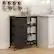 Alt View 7. Homcom - Kitchen Cart, Kitchen Island with Wood Top - Black.