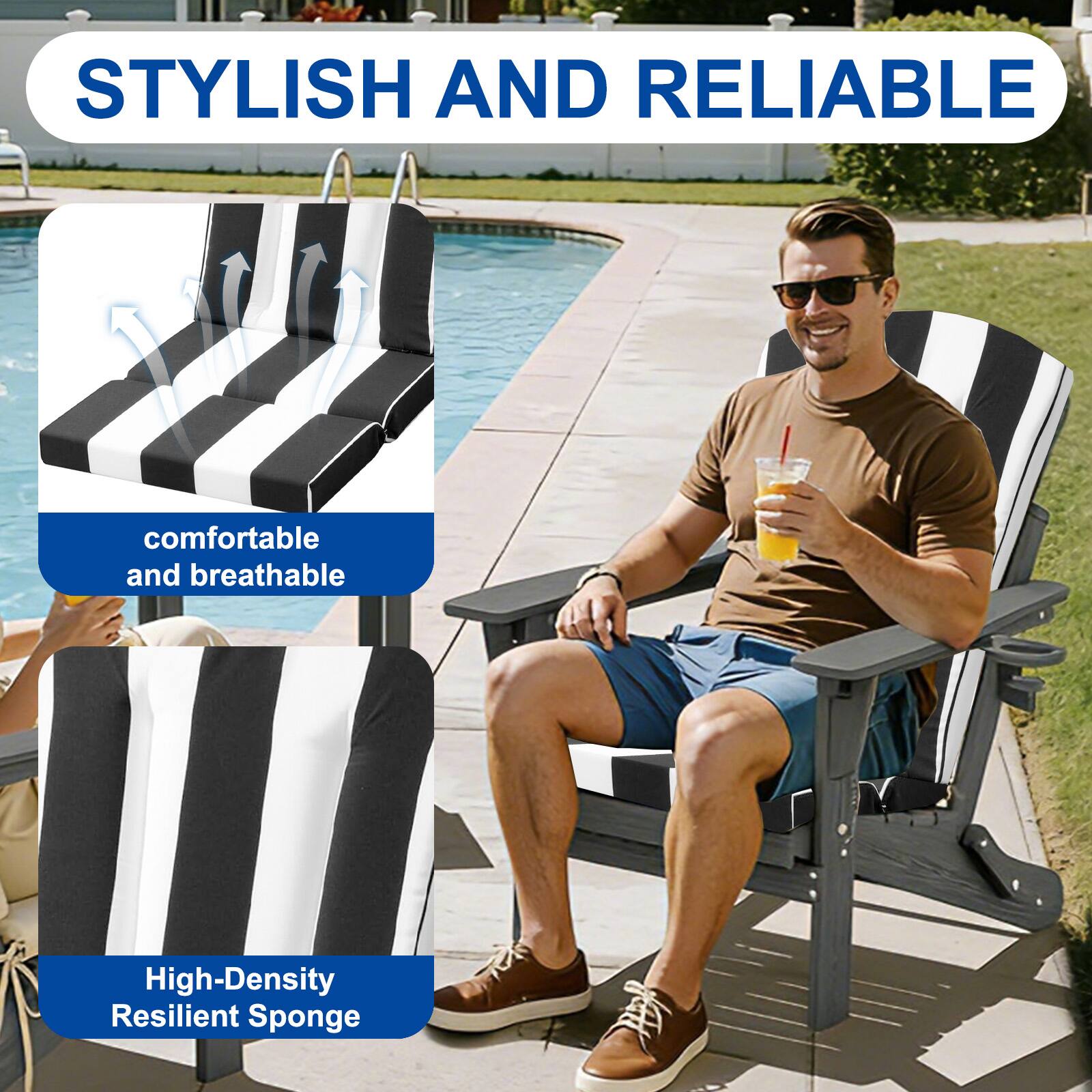 STYLISH AND RELIABLE

comfortable and breathable

High-Density Resilient Sponge