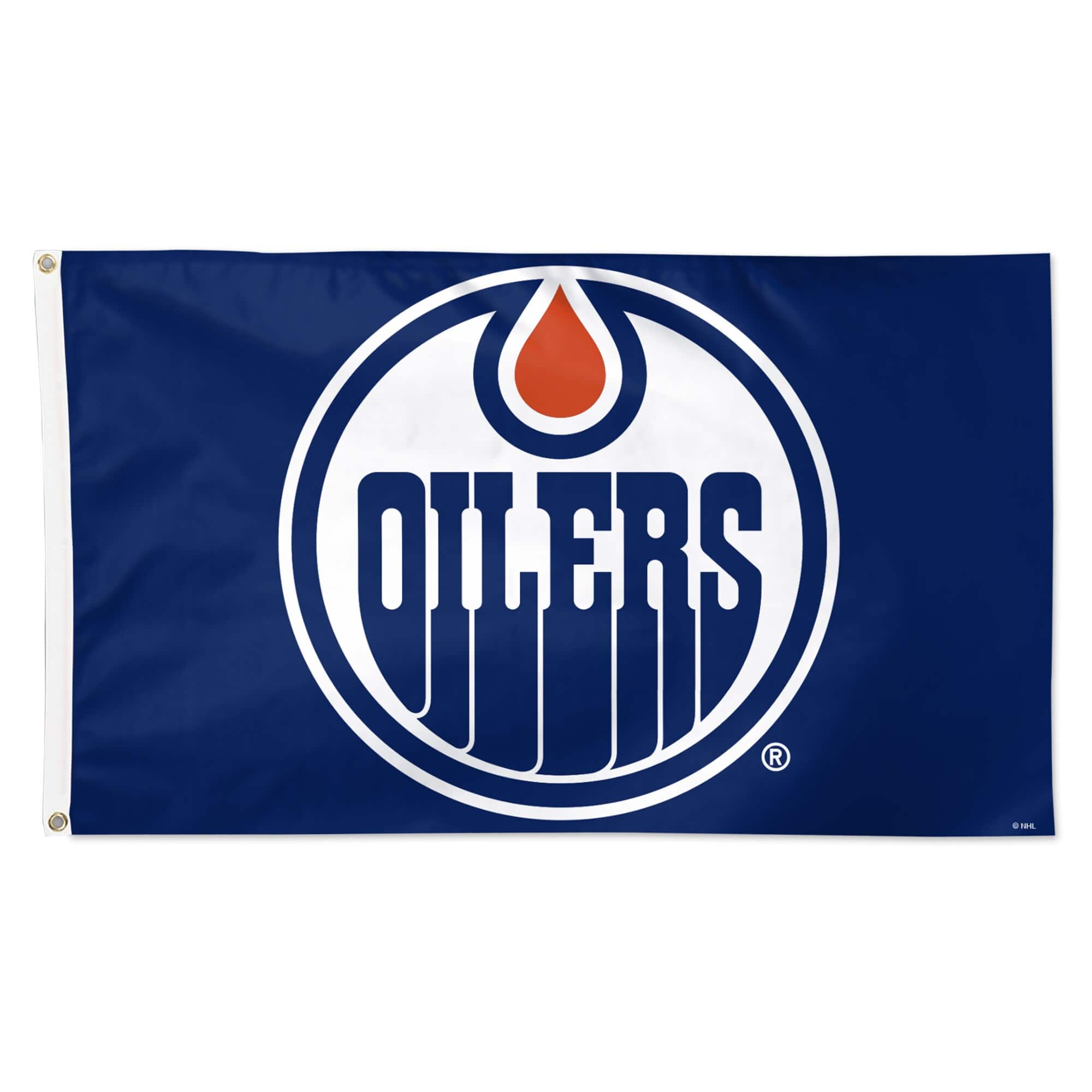 WinCraft - Edmonton Oilers 3' x 5' Single-Sided Team Flag - Multicolor