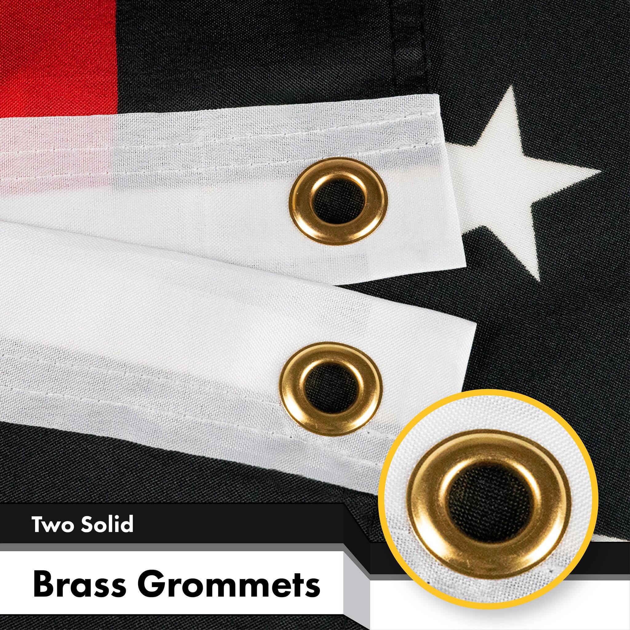 Two Solid Brass Grommets