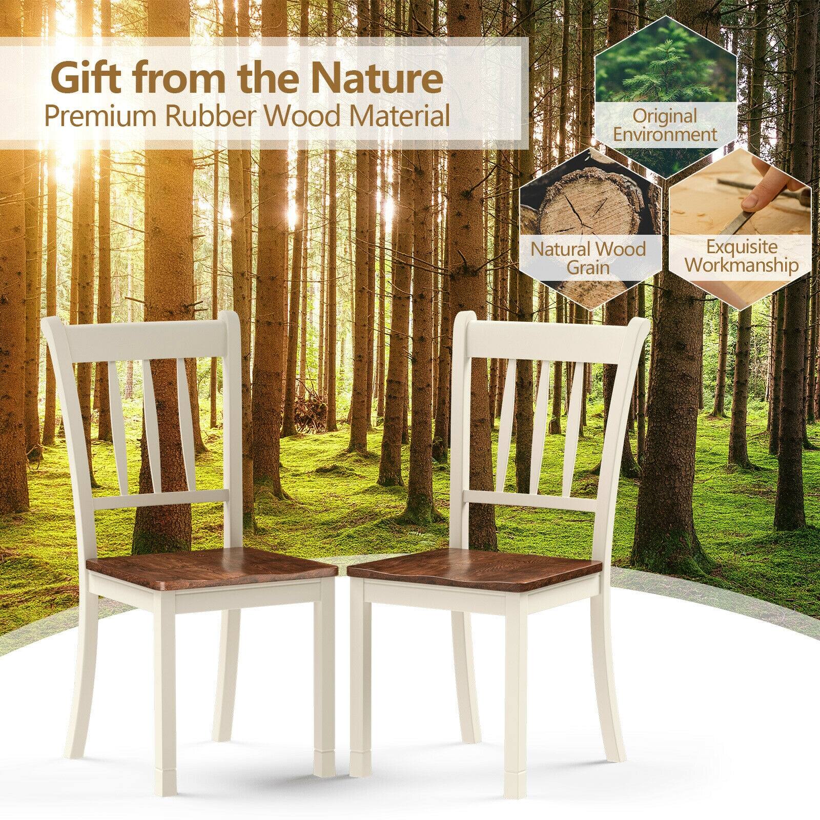 Gift from the Nature  
Premium Rubber Wood Material  

Original Environment  
Natural Wood Grain  
Exquisite Workmanship