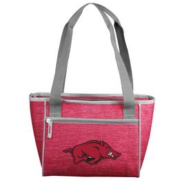 Logo Brands - Arkansas Razorbacks Crosshatch 16-Can Cooler Tote - Multicolor