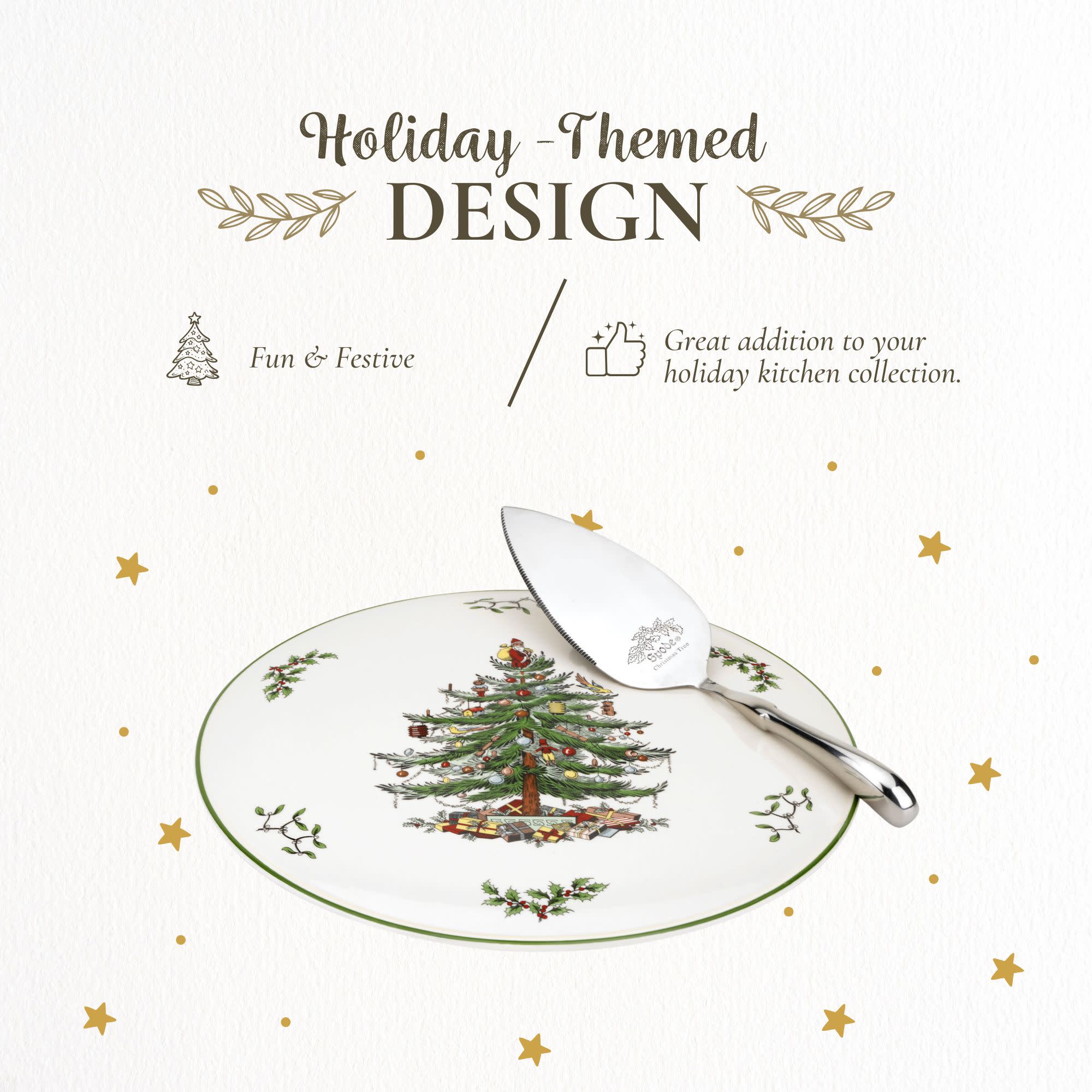 Holiday-Themed DESIGN  
Fun & Festive  
Great addition to your holiday kitchen collection.