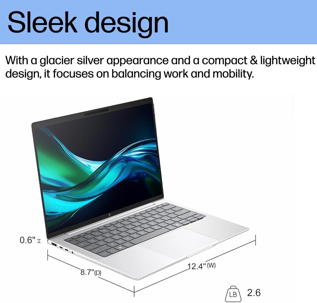 Sleek design

With a glacier silver appearance and a compact & lightweight design, it focuses on balancing work and mobility.

0.6" (D) 8.7" (D) 12.4" (W) LB 2.6