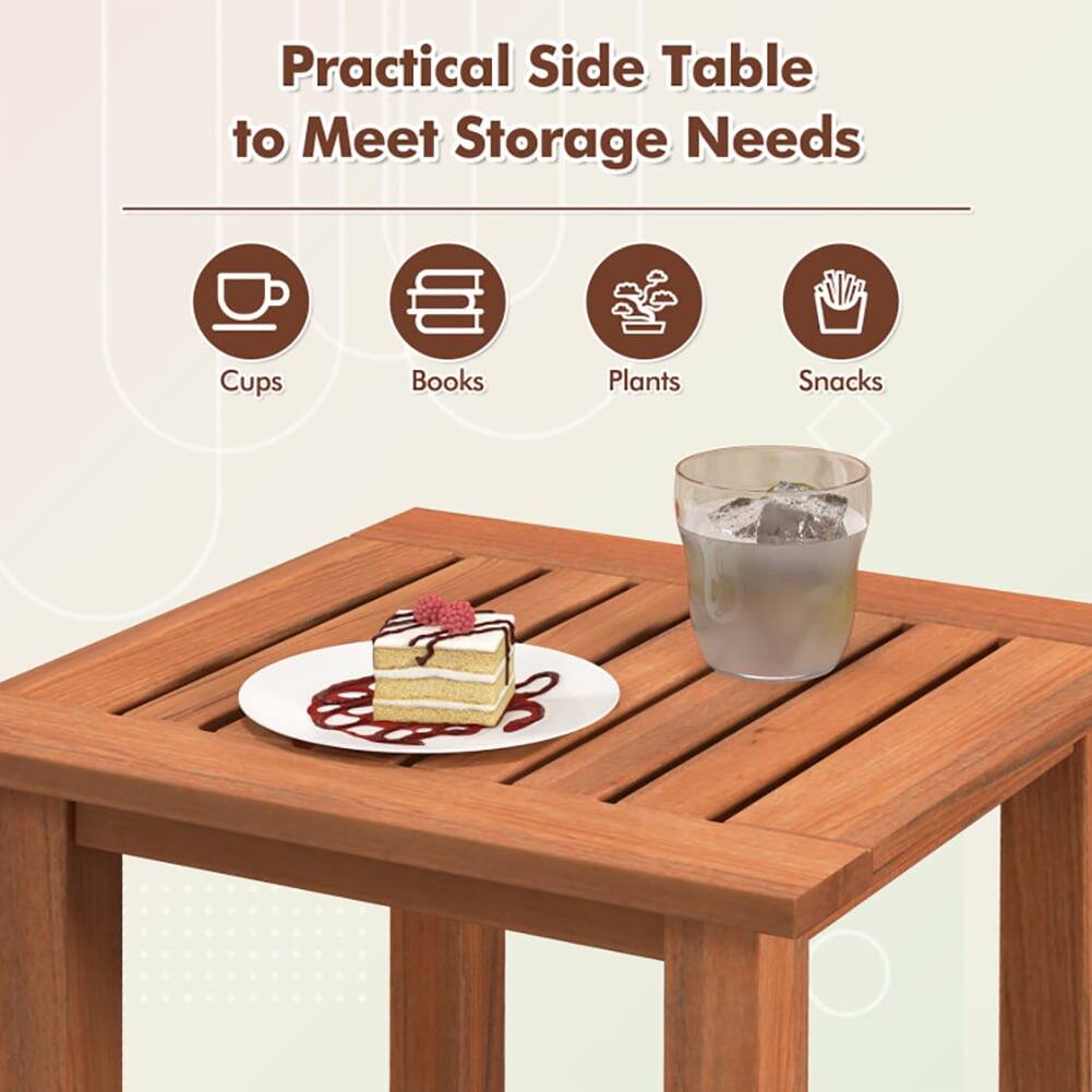 Practical Side Table to Meet Storage Needs

- Cups
- Books
- Plants
- Snacks