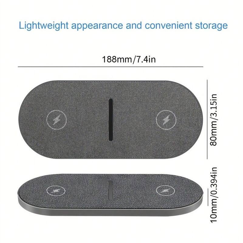 Lightweight appearance and convenient storage

188mm/7.4in

80mm/3.15in

10mm/0.394in