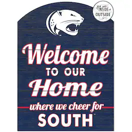 Jardine - South Alabama Jaguars 16'' x 22'' Indoor/Outdoor Marquee Sign - Navy