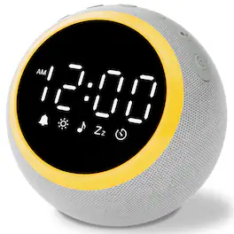 Dazzed Corner - Alarm Clocks for Bedrooms - Gray
