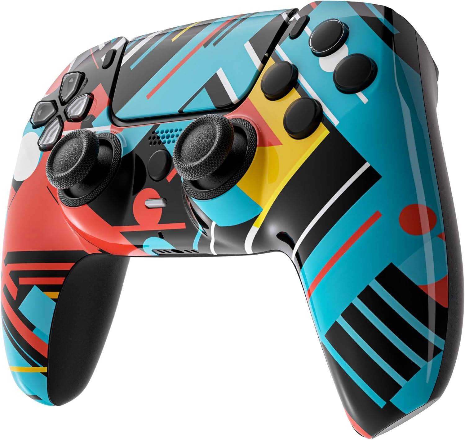 Angle. Custom Controllerzz - Custom Wireless Controller for PS5 - Abstract Fusion.