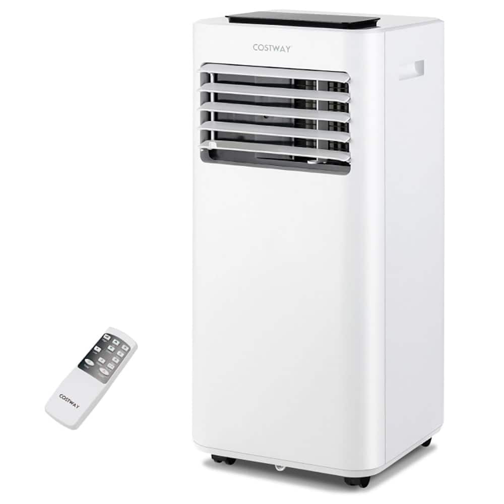 Resenkos - Air Conditioner, Cooler,10000 BTU Portable Air Conditioner with Sleep Mode - White