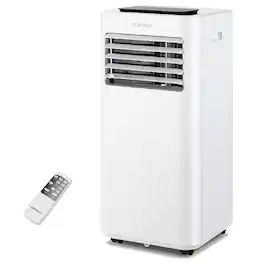 Resenkos - Air Conditioner, Cooler,10000 BTU Portable Air Conditioner with Sleep Mode - White