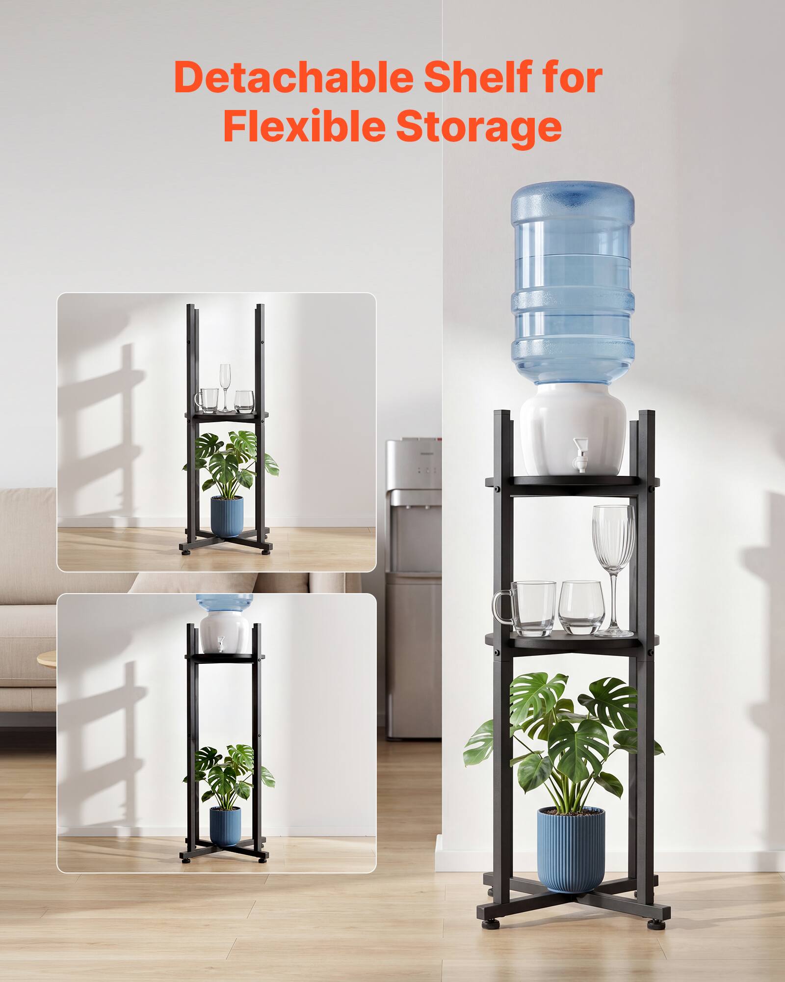 Detachable Shelf for Flexible Storage