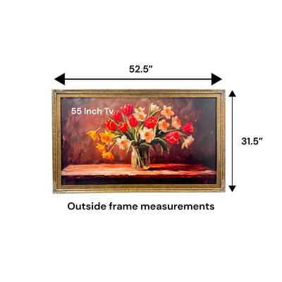 LAREDO FRAME FACTORY 55 inch Handmade Ornate Tv Frame For TCL LAREDO FRAME FACTORY 55 inch Handmade Ornate Tv Frame For TCL