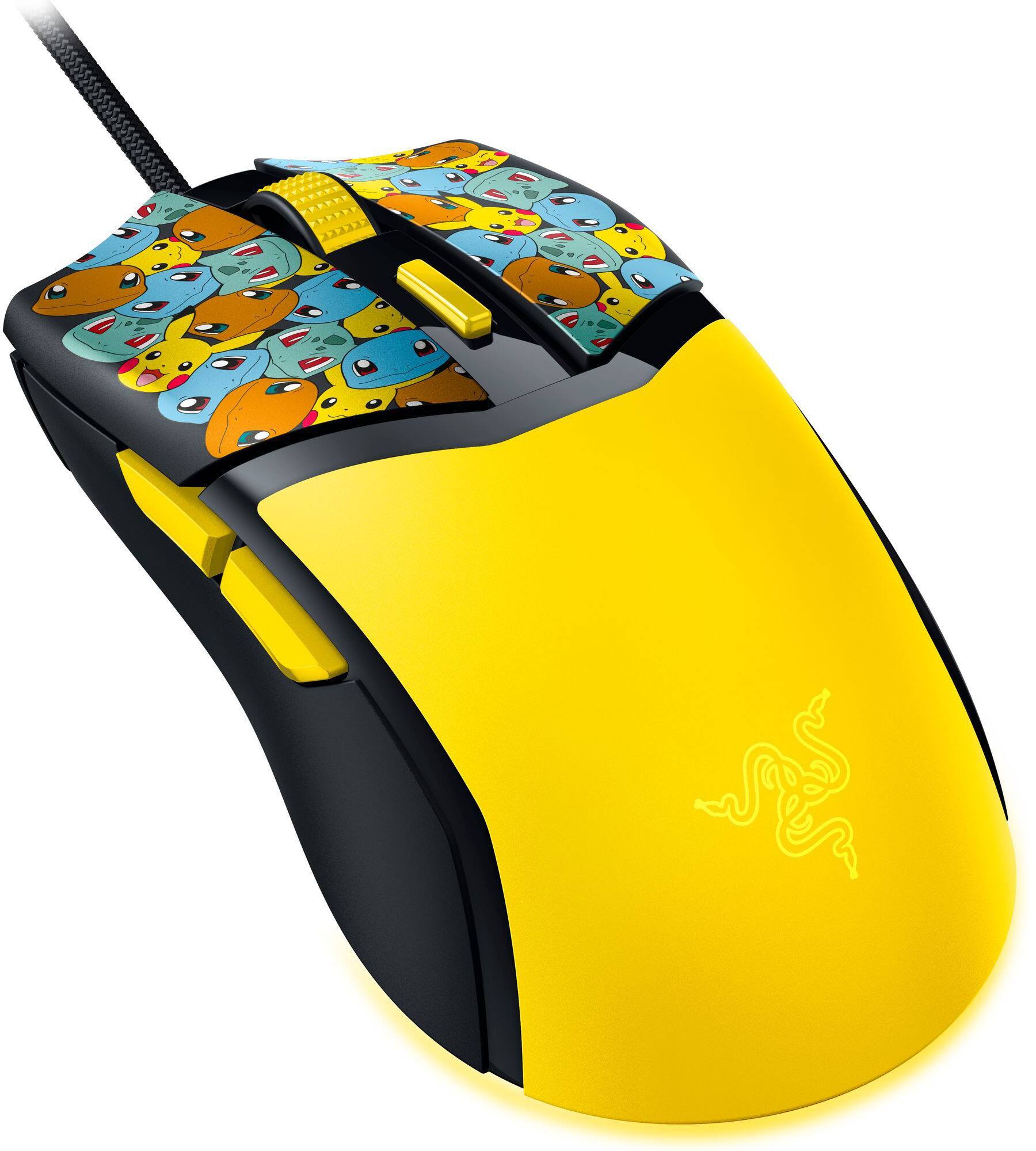 Alt View 5. Razer - Cobra Lightweight Optical Gaming Mouse with Chroma RGB Lighting - Pokémon Edition.