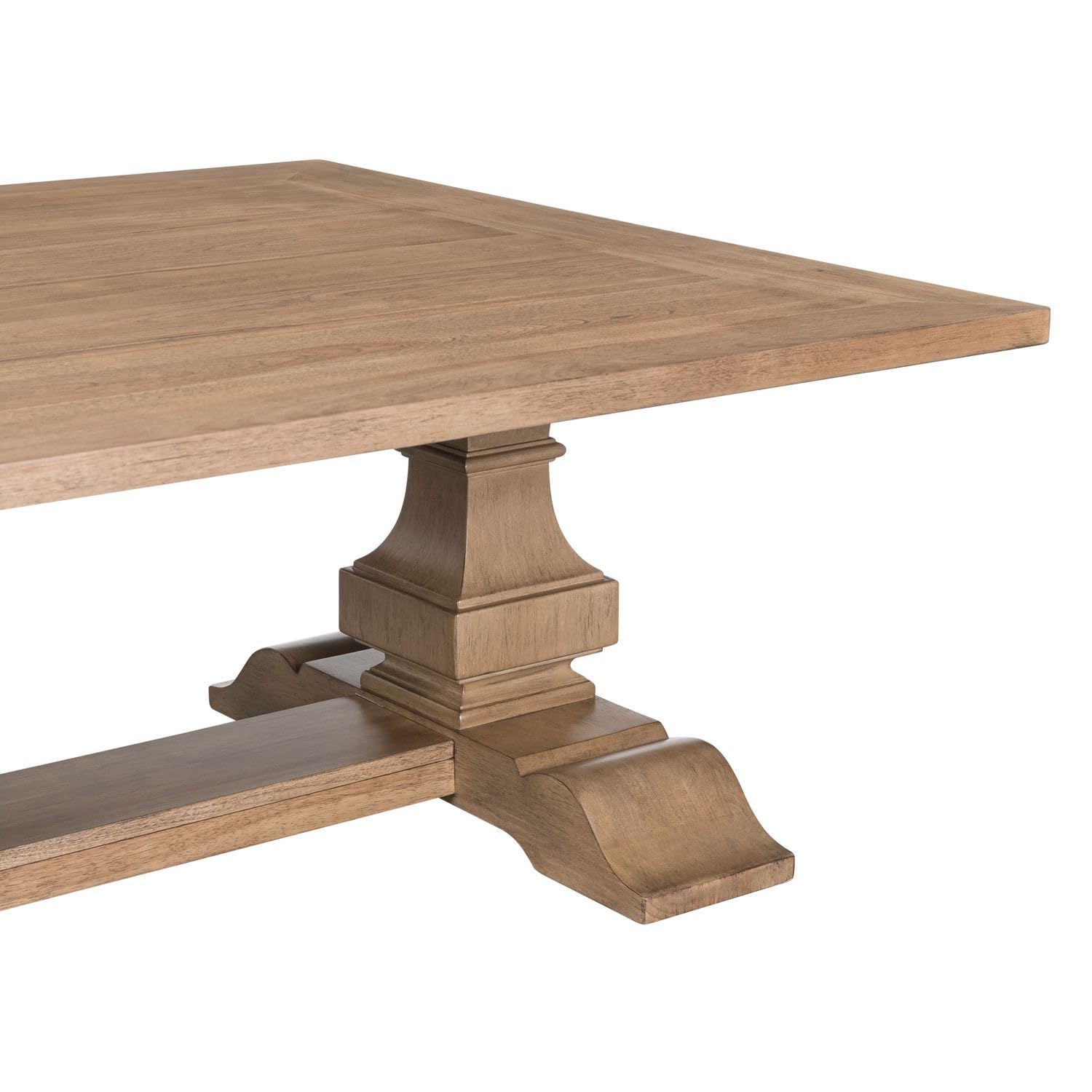 Alt View 4. Liberty Furniture Industries - Haven Hills Rectangular Cocktail Table for Living Room - Camel Beige Birch Wood - Camel Beige.
