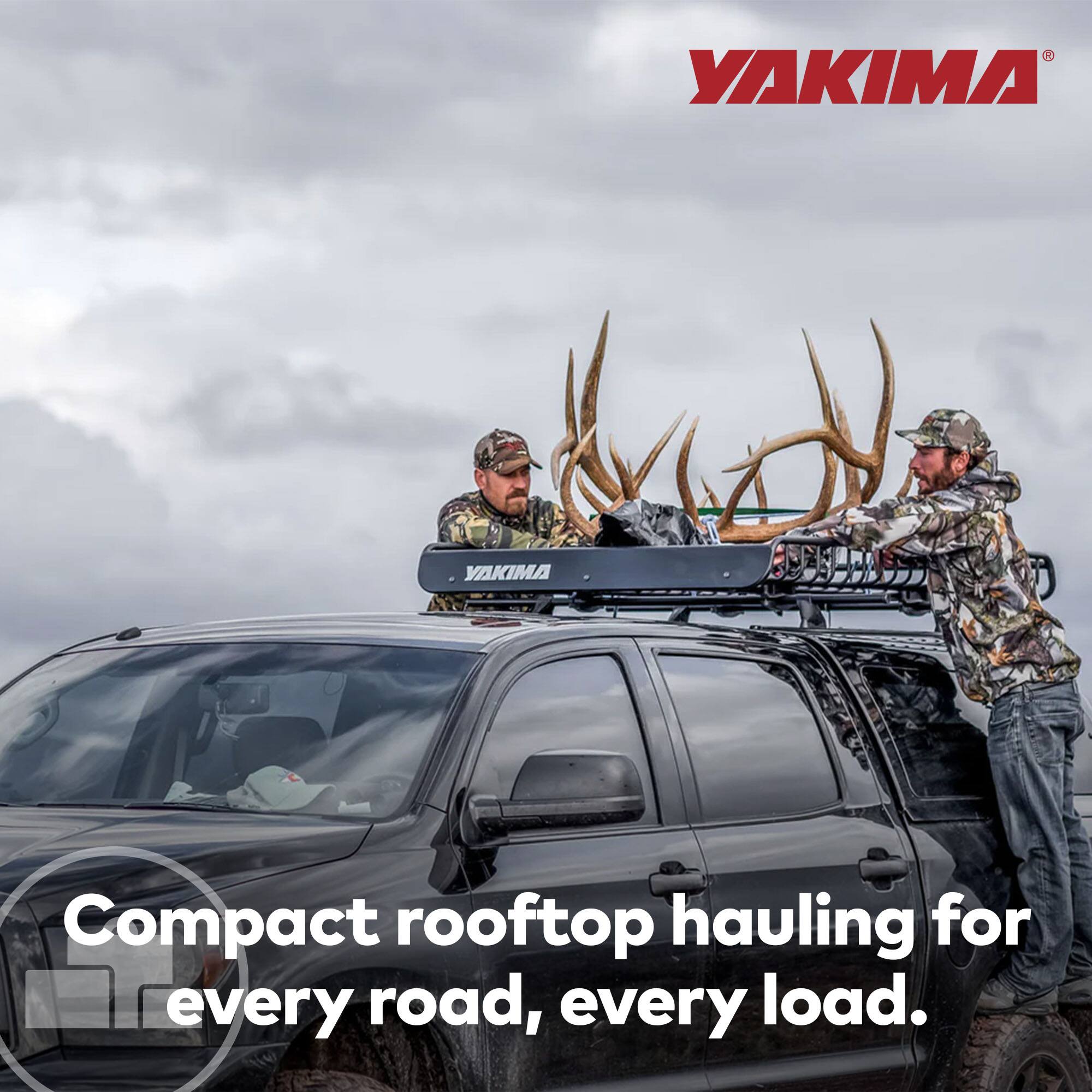 YAKIMA  
Compact rooftop hauling for every road, every load.