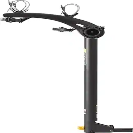 Front. Saris - Bones 2 Bike Hitch Rack, Easy Fold Design Hitch Bike Rack with Tilting Base - Black.