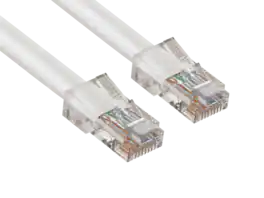 Cable Leader - Cat 6 Ethernet Cable, Non-Booted 24 AWG RJ45 Patch, Gigabit for Patch Panel, Switch, Server Rack, Router - White