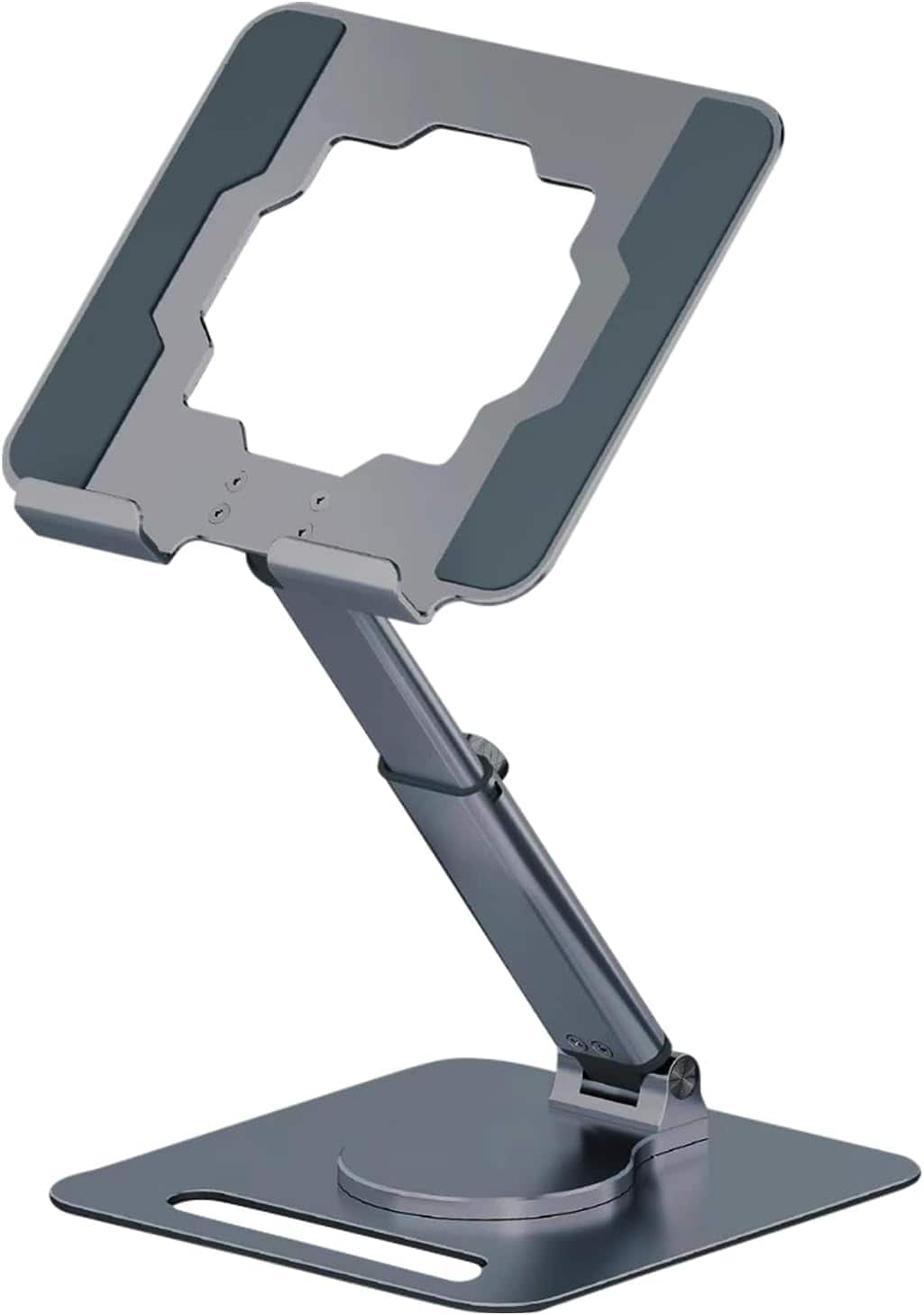 FINEAK - 360° Adjustable Ergonomic Tablet Stand for iPad & Phones - Charcoal Gray