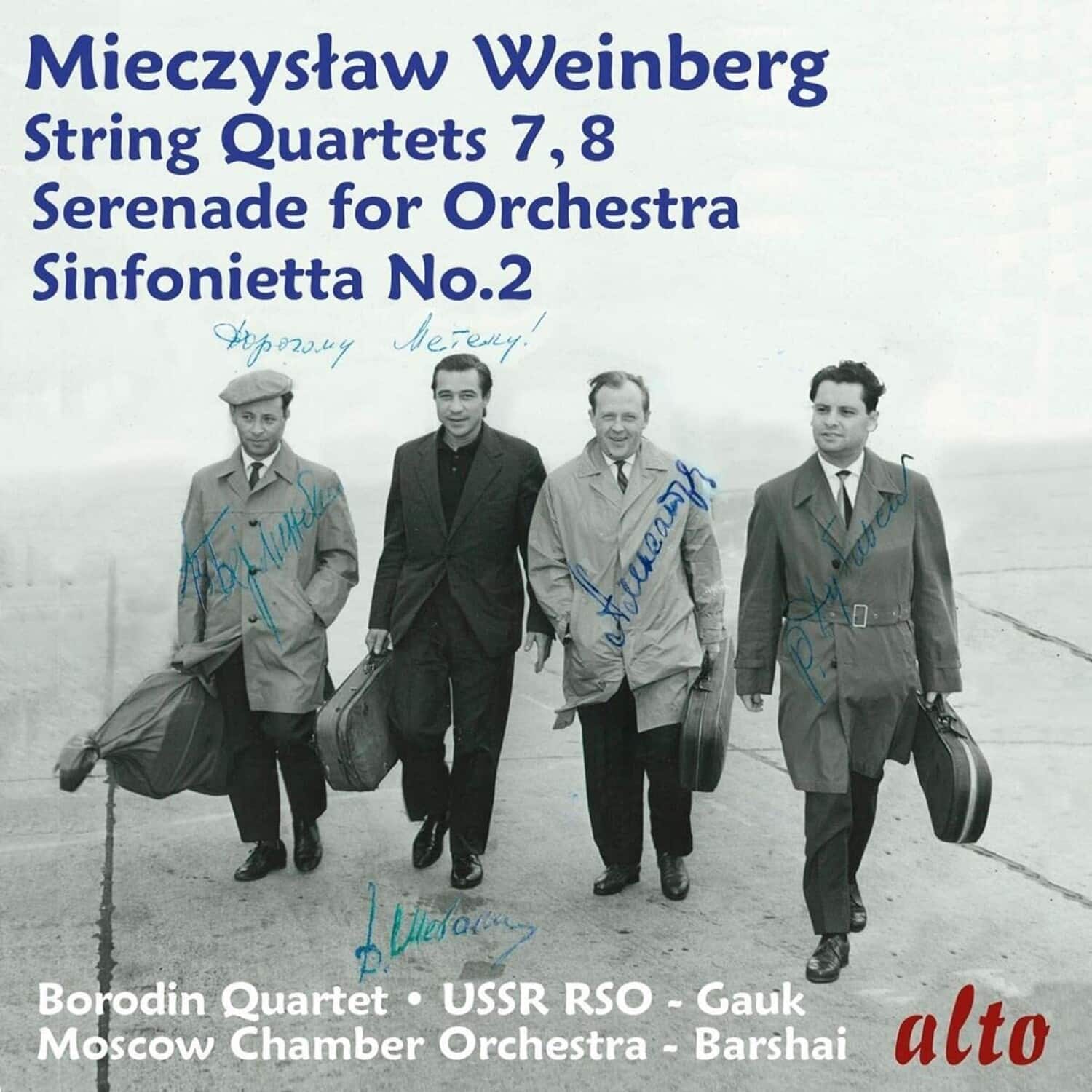 Borodin Quartet - Mieczyslaw Weinberg: String Quartets Nos. 7 & 8, Serenade Op. 47/4   - COMPACT DISCS [CD] price history on PriceWatchPro