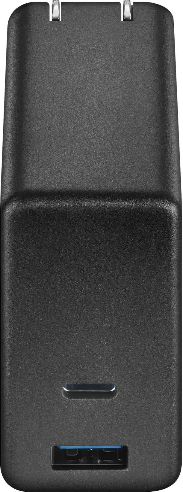 Alt View 17. Best Buy essentials™ - 100W Dual Port USB-C and USB Wall Charger for MacBook Pro, iPad, iPhone, Apple Watch, Smartphones & other USB-C Devices - Black.