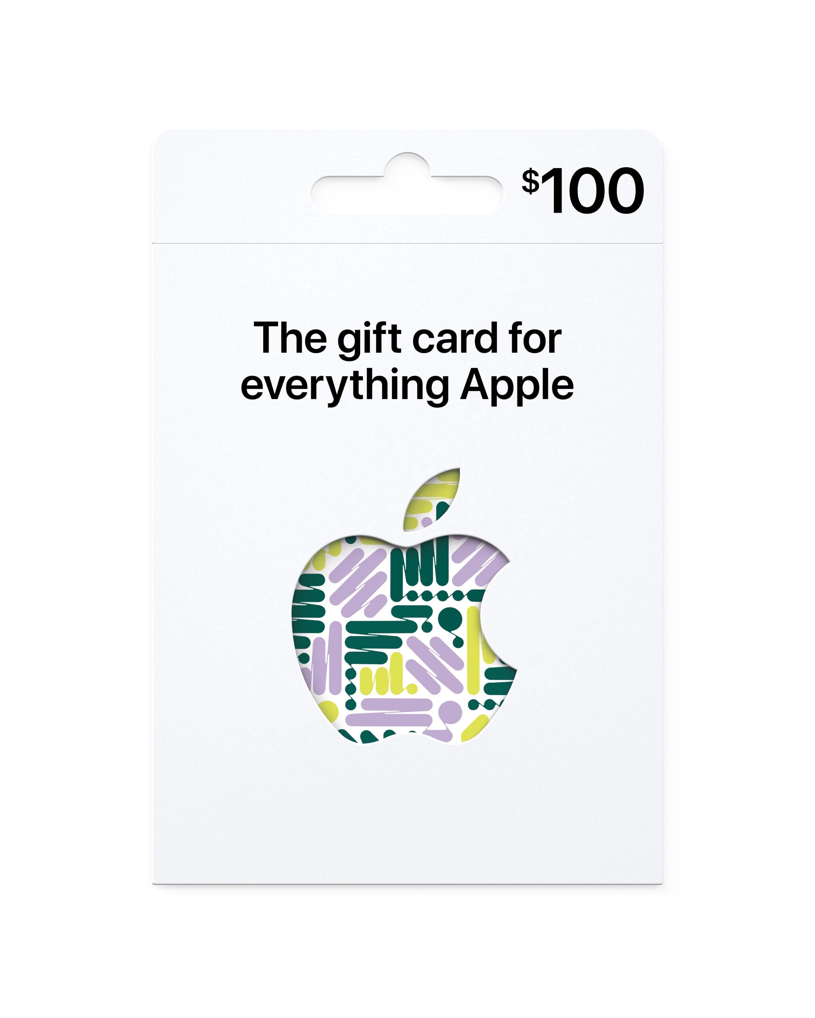 $100 The gift card for everything Apple.