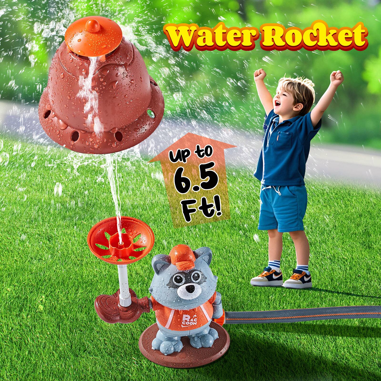 Water Rocket up to 6.5 Ft!