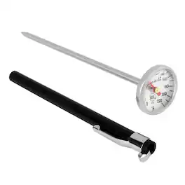 Escali - Instant Read Dial Thermometer - Silver