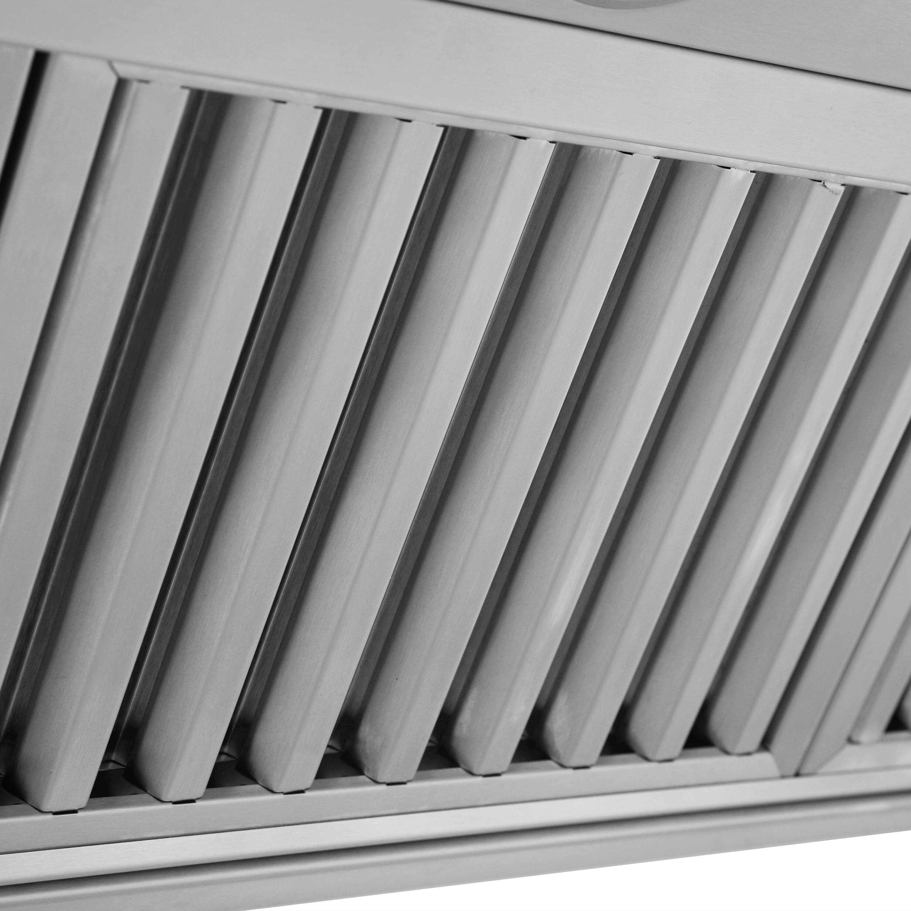 Alt View 4. ZLINE - Professional 60" Externally Vented Range Hood - Stainless steel.