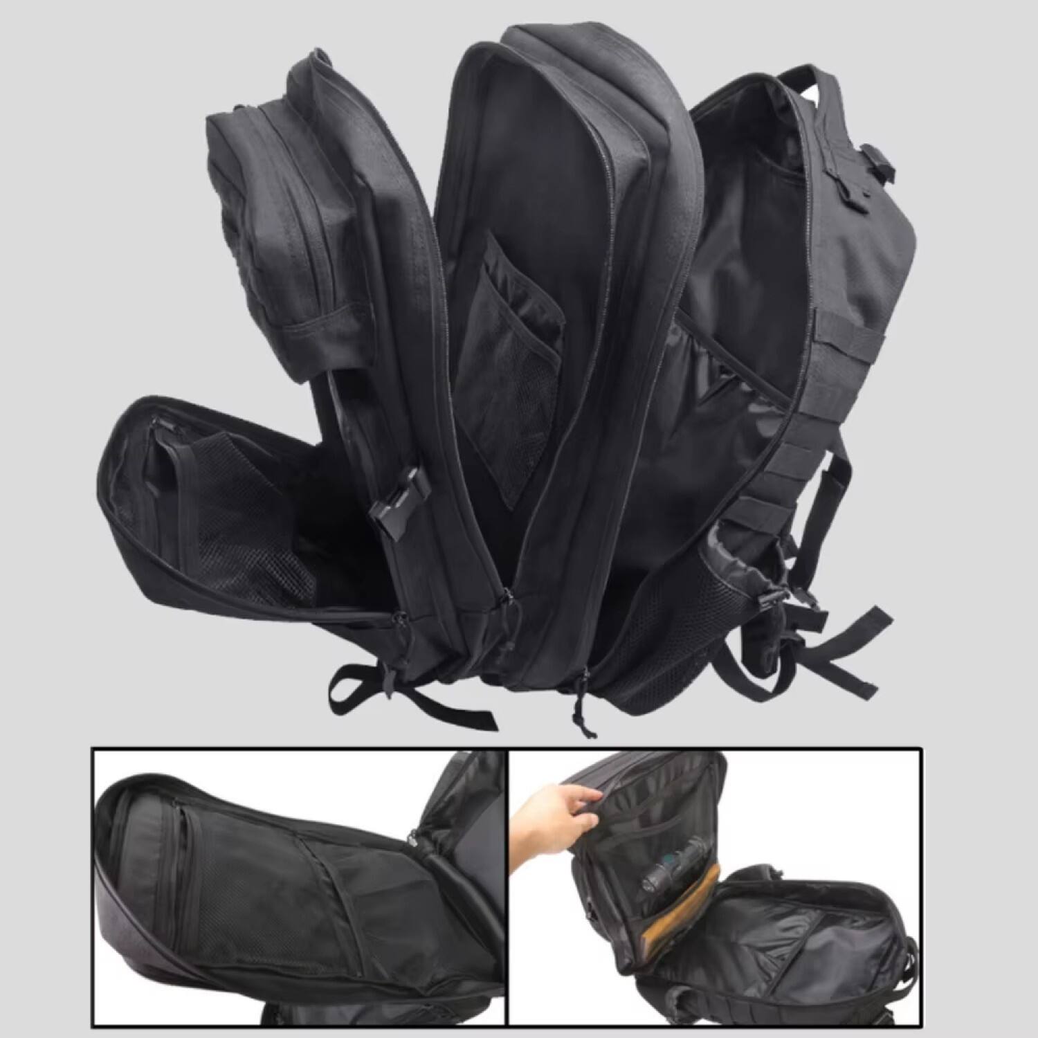 Alt View 17. SaharaCase - Raider Series Water Resistant Backpack fits up to 17.3" laptop - Camo Pink.