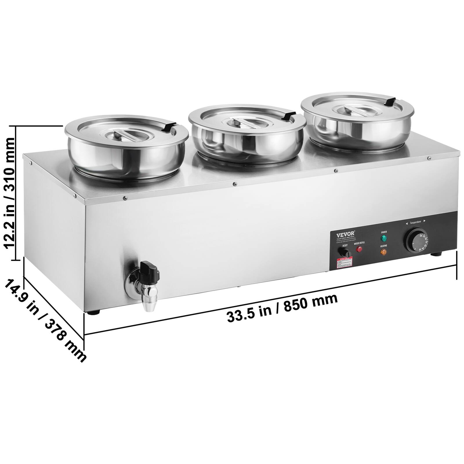 mm 310 12.2 12.2 in / 310 in 14.9 in - 378 mm

VEVOR - I 850 mm 33.5 in

Inguaration 1