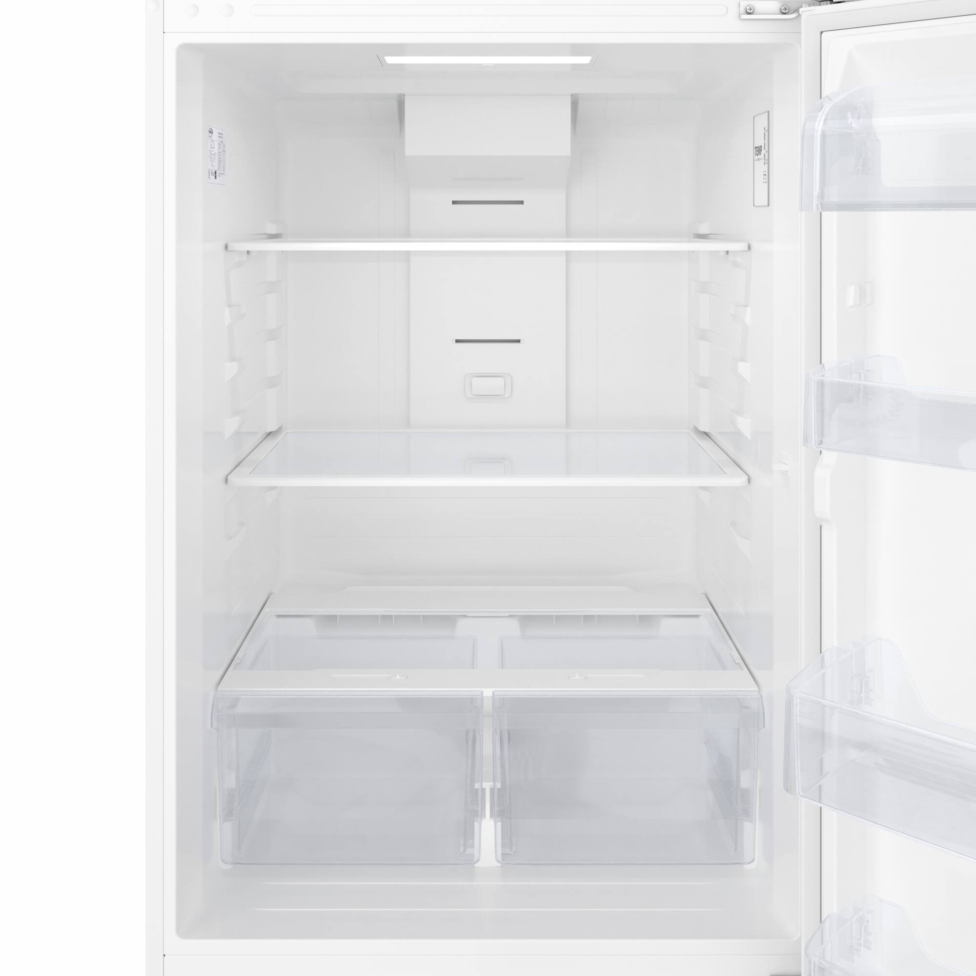 Alt View 7. Koolmore - 30 In. 18 Cu. Ft. Top-Freezer Household Refrigerator in White, Energy Star Certified - White.