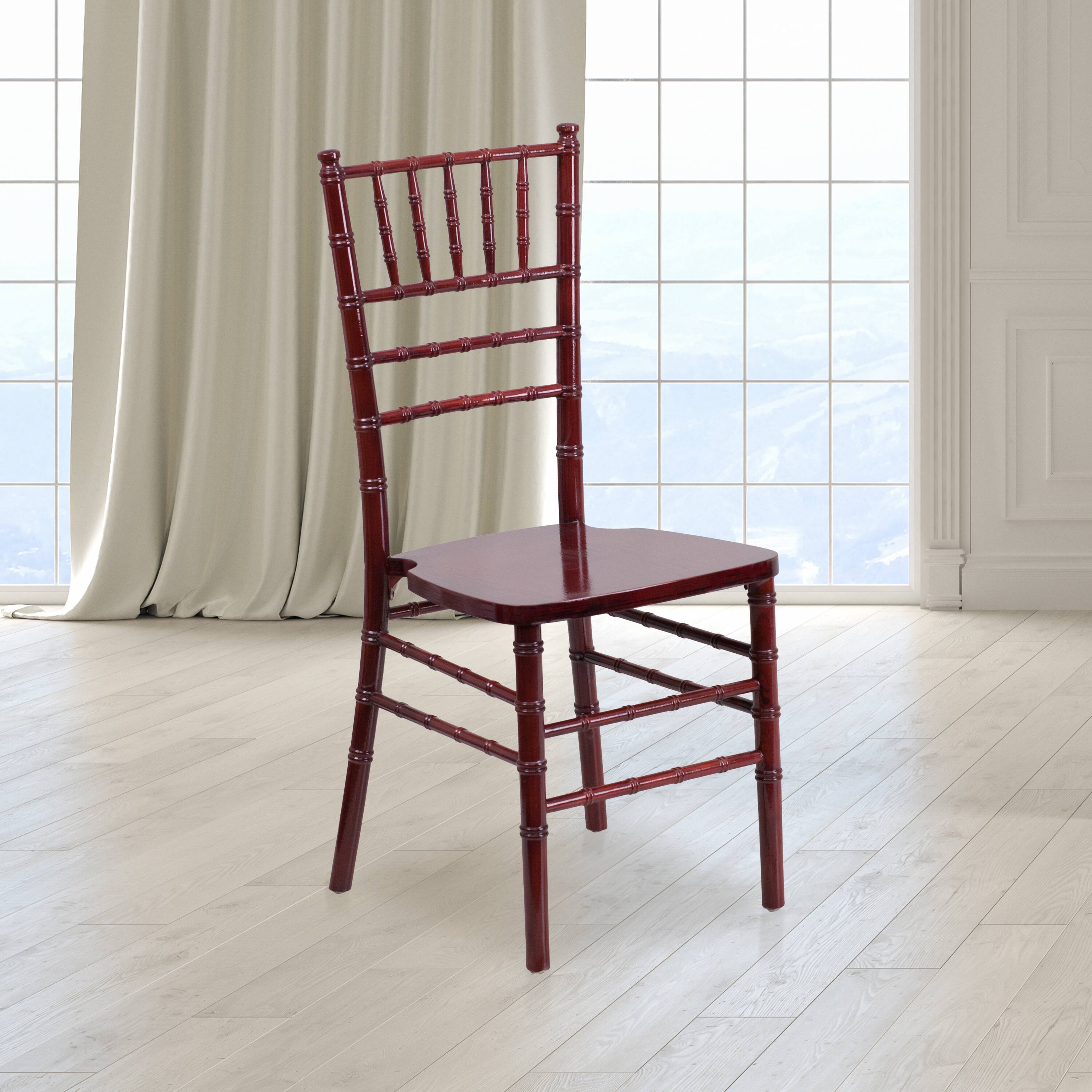 Alt View 1. Emma + Oliver - Wedding & Event Wood Chiavari Dining Chair - Mahogany.