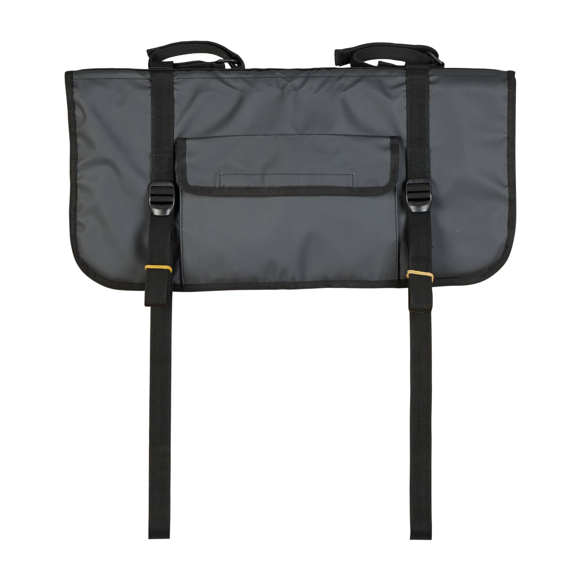 Front. Bell - Overhang 400 Tailgate Half Pad for Bike and Scooter - Black.