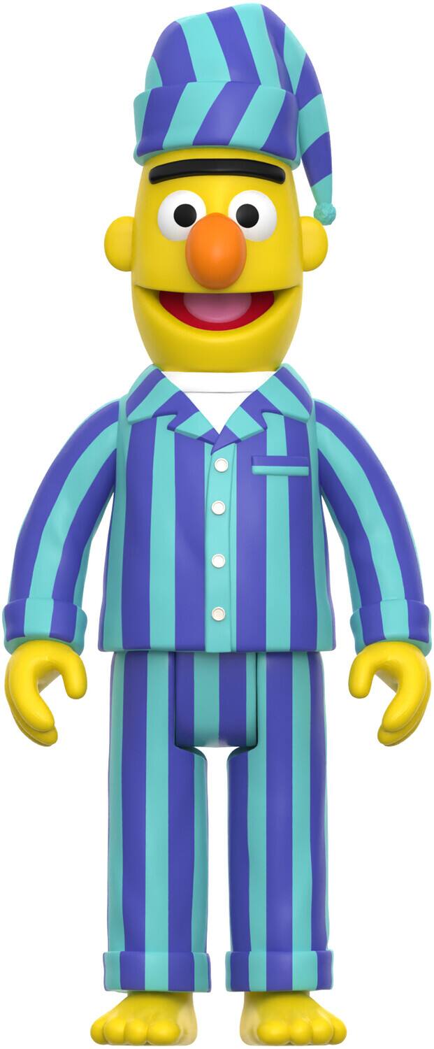 Alt View 3. Super7 - Super7 - Sesame Street - ReAction Figures Wv6 - Bert (PJs)   - COLLECTIBLES - Multicolor.