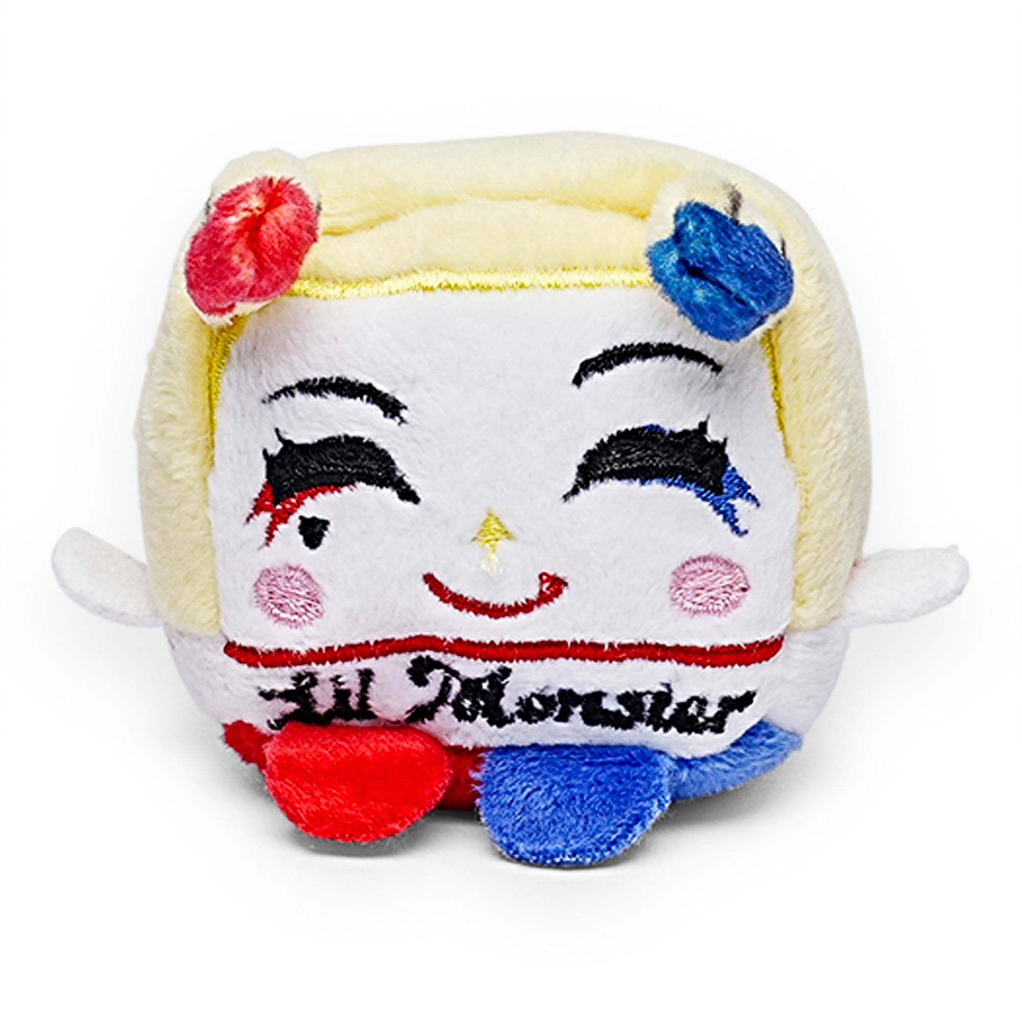 Front. Commonwealth Toys - Suicide Squad 2.5" Kawaii Cube Plush: Harley Quinn - Multi-Color.