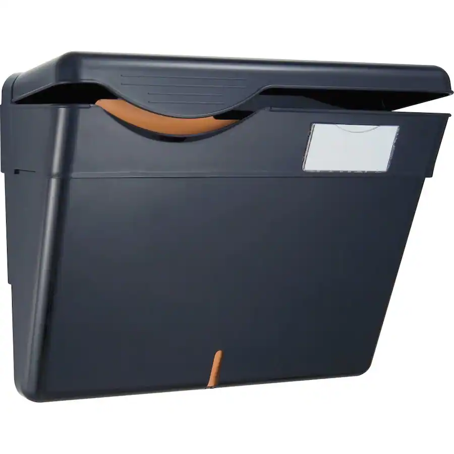 Pa Cover File Officemate HIPAA Wall File with Cover Black Plastic 1 Each - Best Buy
