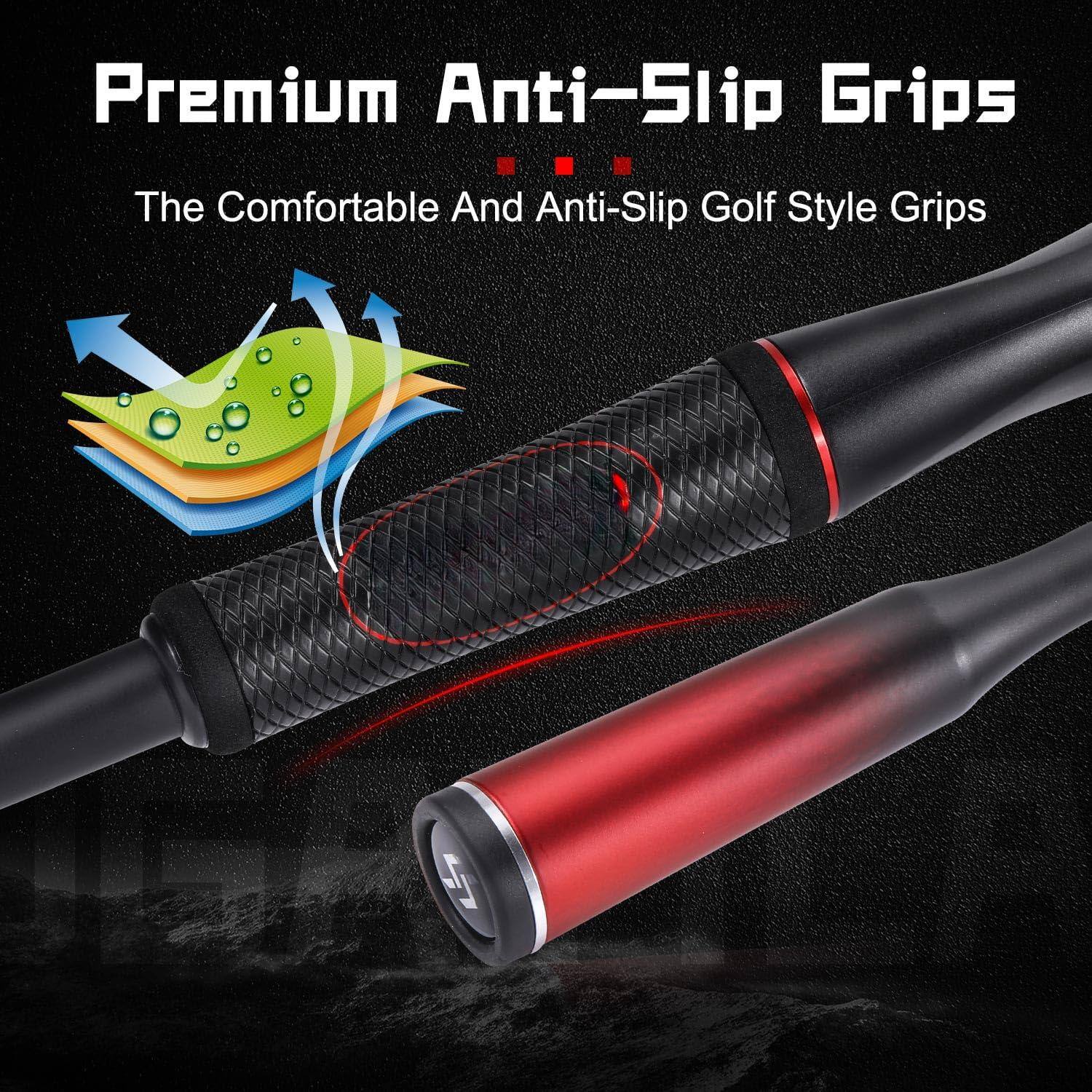Premium Anti-Slip Grips  
The Comfortable And Anti-Slip Golf Style Grips