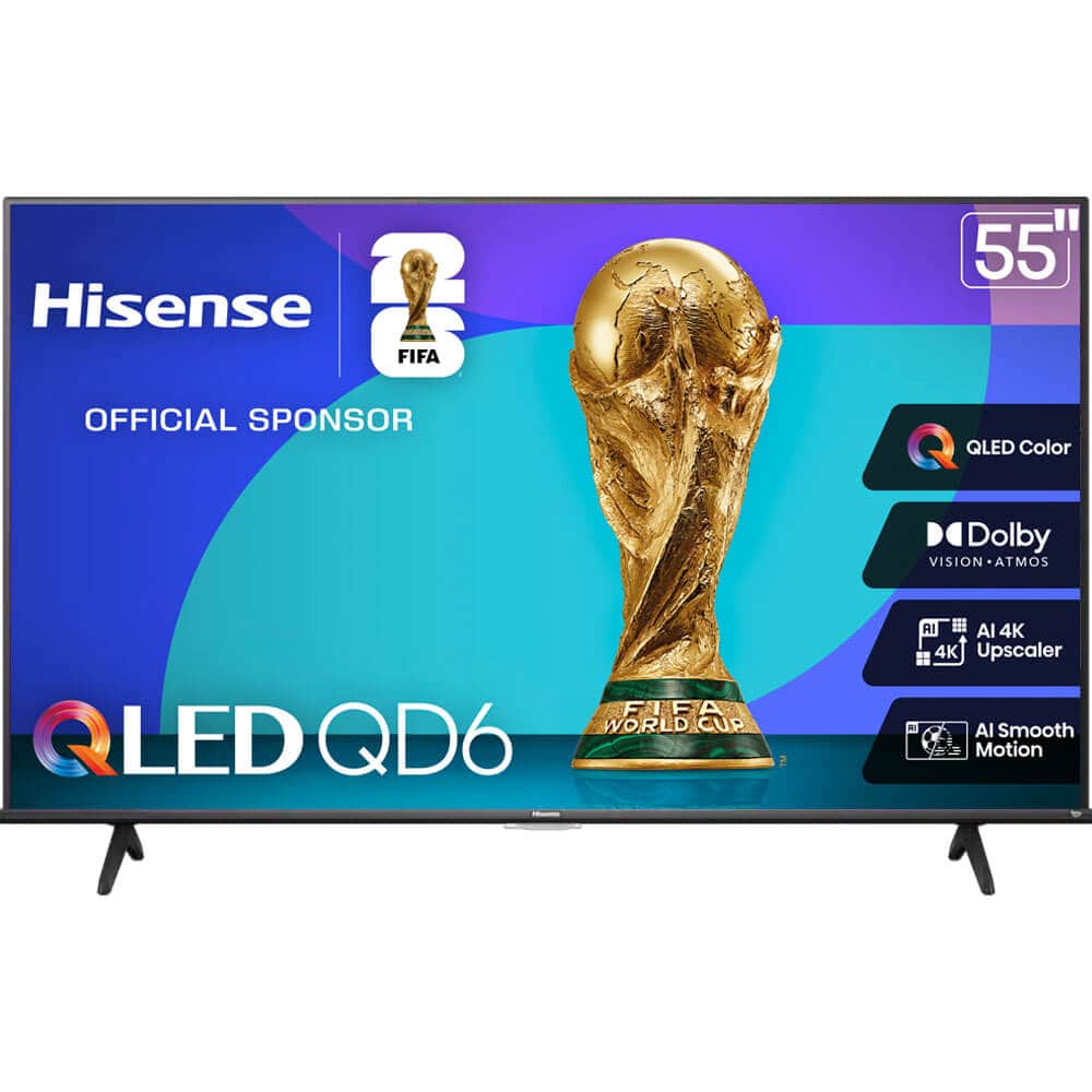 Hisense - 55" Class QD6 Series QLED 4K UHD HDR Smart Fire TV