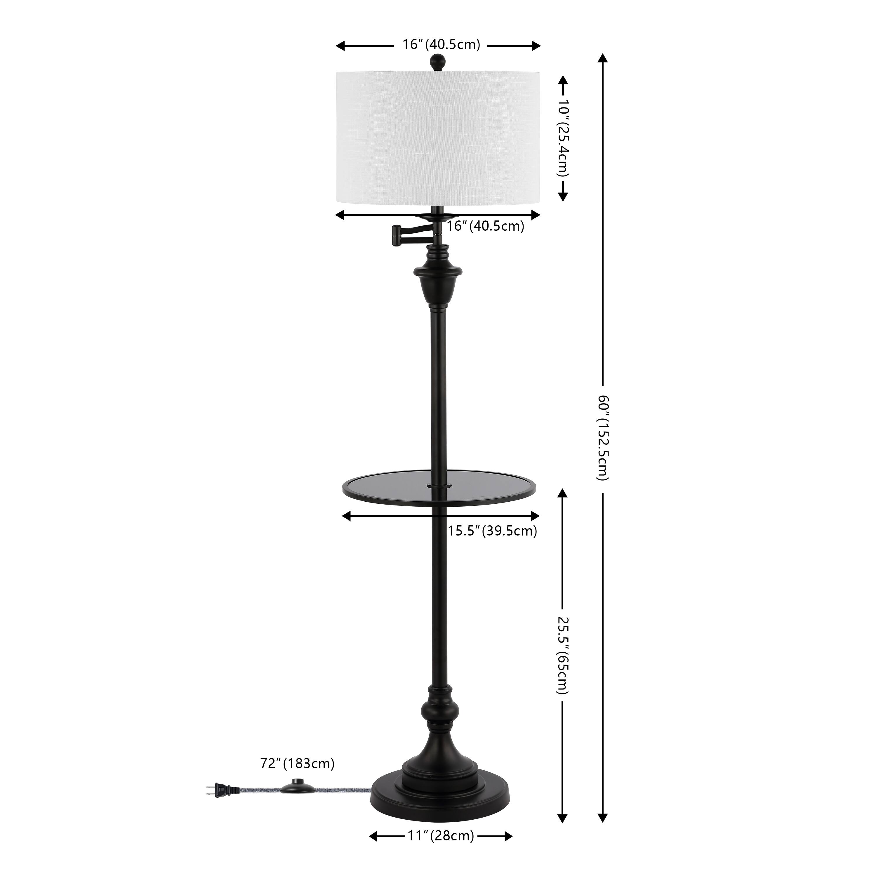 16" (40.5cm)  
16" (40.5cm)  
10" (25.4cm)  
15.5" (39.5cm)  
60" (152.5cm)  
25.5" (65cm)  
72" (183cm)  
11" (28cm)