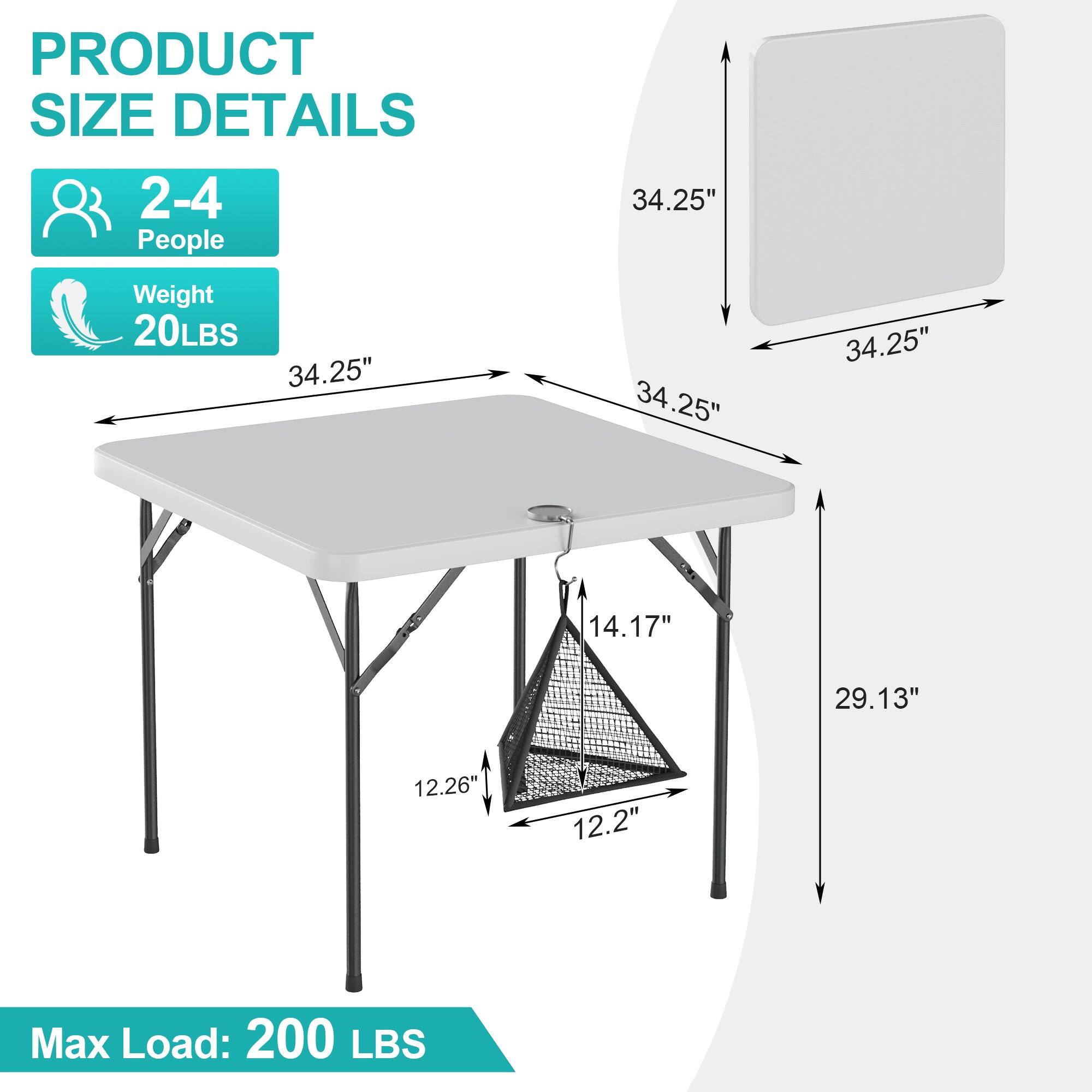 White Set With 4 Chair