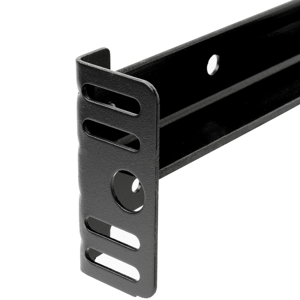 Back. MALOU - MALOU Structures® Glide Full/Twin Adjustable Bed Frame - Black.