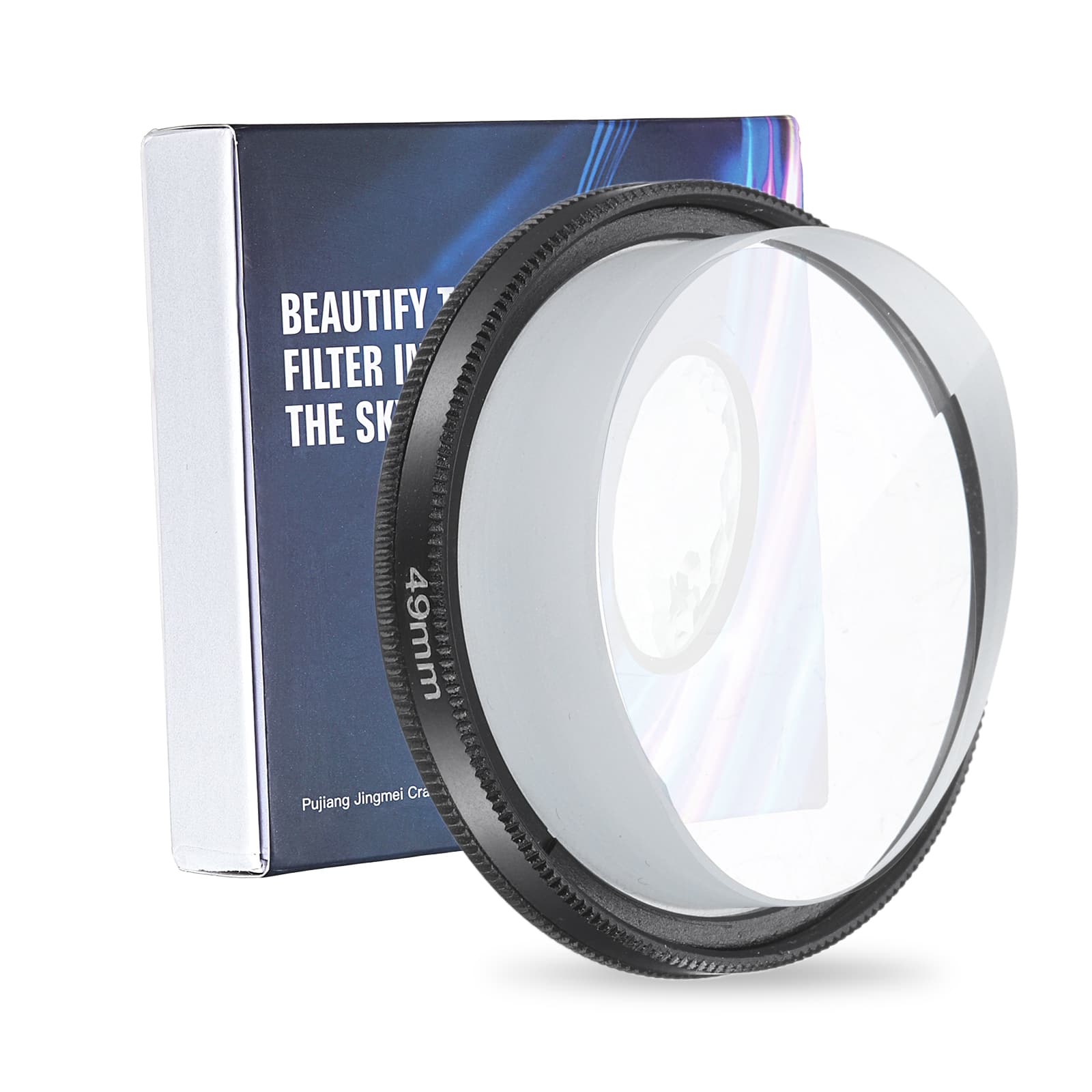 Unique Bargains - 49mm Camera Blur Filter, Ghost Center Field Motion Speed Blur Cinematic Effect Double Sided Prism