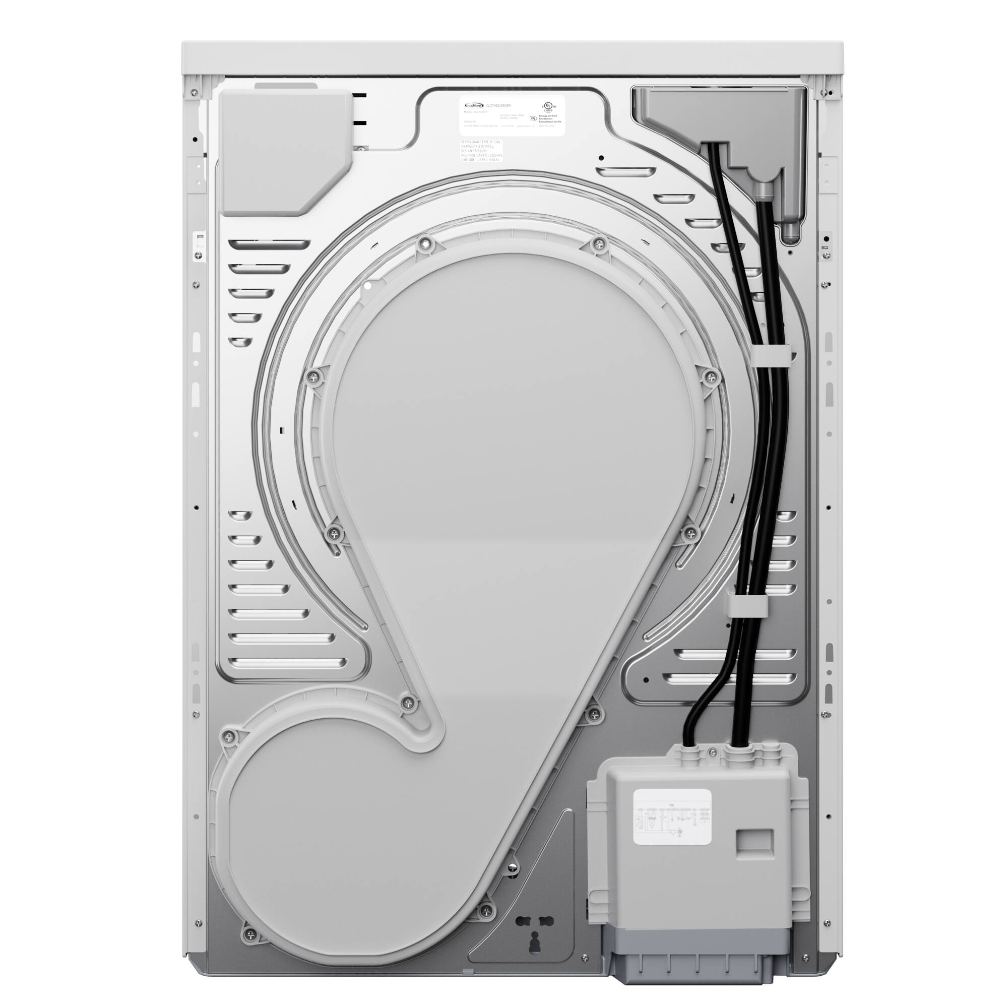 Alt View 6. Koolmore - 4.4 cu. ft. Large Capacity Stackable Ventless Front Load Dryer in White, 240V,  FLD-5CWHP. - White.