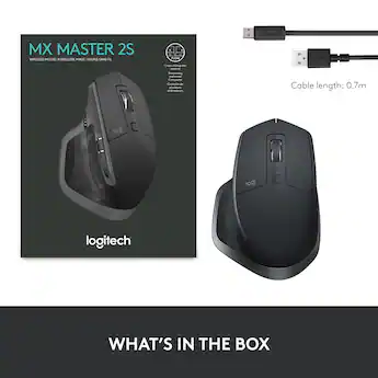 Logitech MX Master 2S Bluetooth Wireless Laser Mouse with Hyper Logitech MX Master 2S Bluetooth Wireless Laser Mouse with Hyper