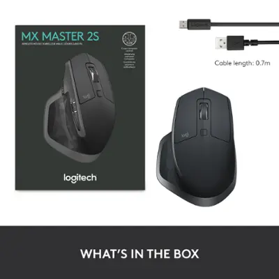 Logitech MX Master 2S Bluetooth Wireless Laser Mouse with Hyper Logitech MX Master 2S Bluetooth Wireless Laser Mouse with Hyper