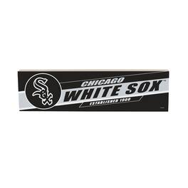 Evergreen Enterprises - Chicago White Sox 5" x 18" Shadow Logo Wood Mantle Sign - Multicolor