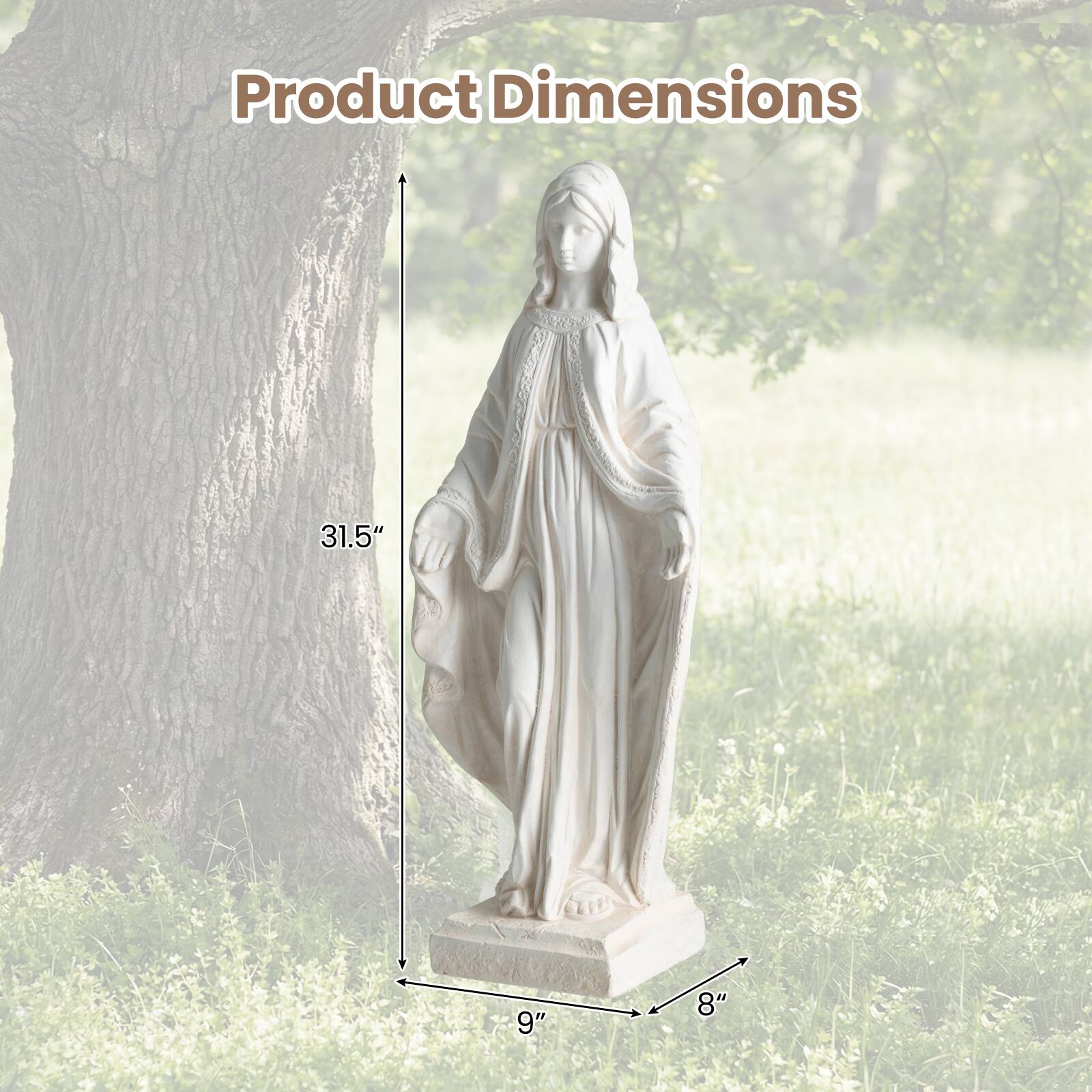 Product Dimensions: 31.5" x 9" x 8"